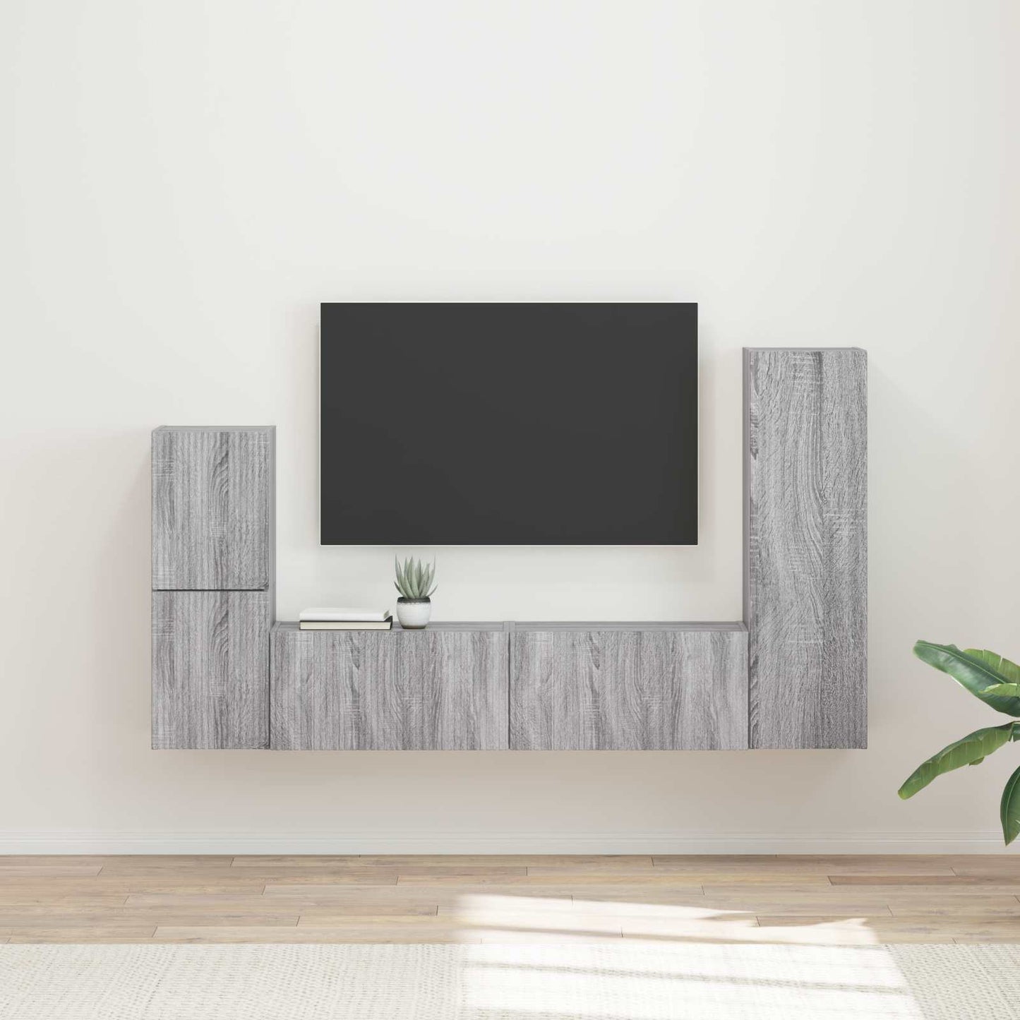 Conjunto De Mueble De Tv 4 Pcs