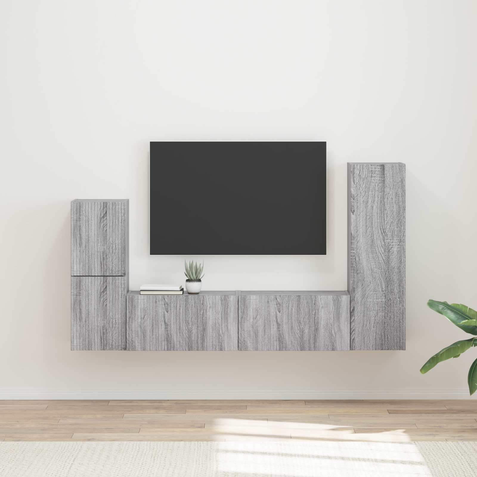 Conjunto De Mueble De Tv 4 Pcs