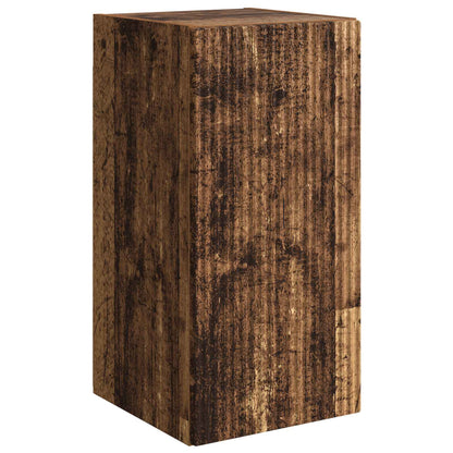 Conjunto De Mueble De Tv Montaje En La Pared 6 Pcs Madera Vieja