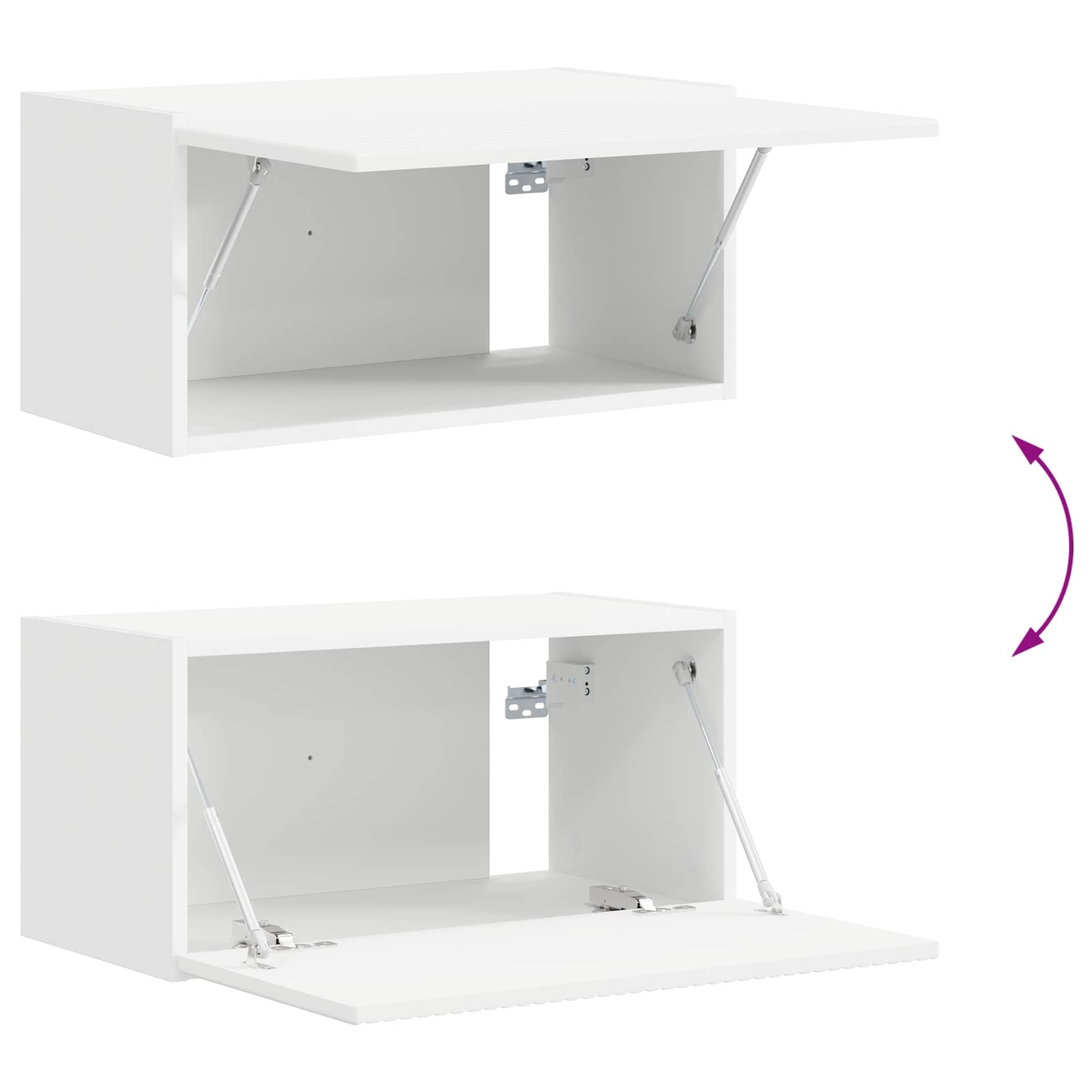Conjunto De Mueble De Tv 5 Pcs Madera De Ingeniería