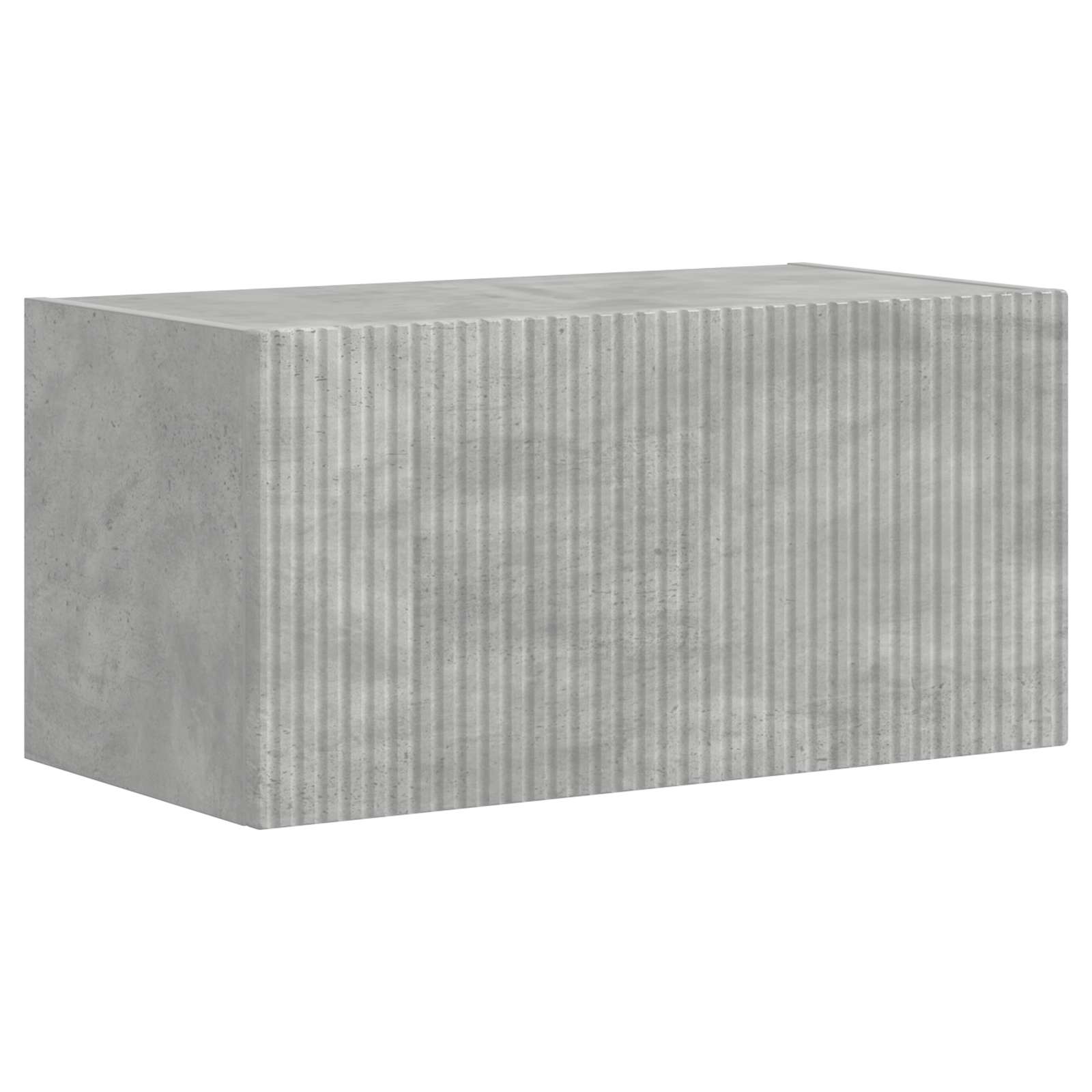 Conjunto De Mueble De Tv 5 Pcs Gris Concreto