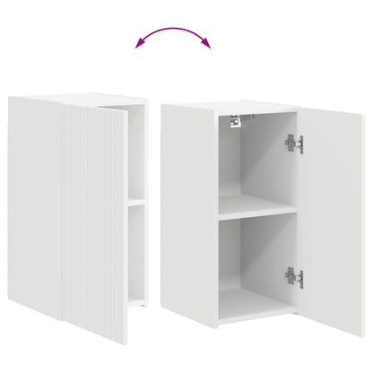 Conjunto De Mueble De Tv 5 Pcs Brillante Madera De Ingeniería