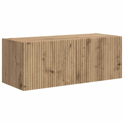 Conjunto De Mueble De Tv 4 Pcs Gris Concreto