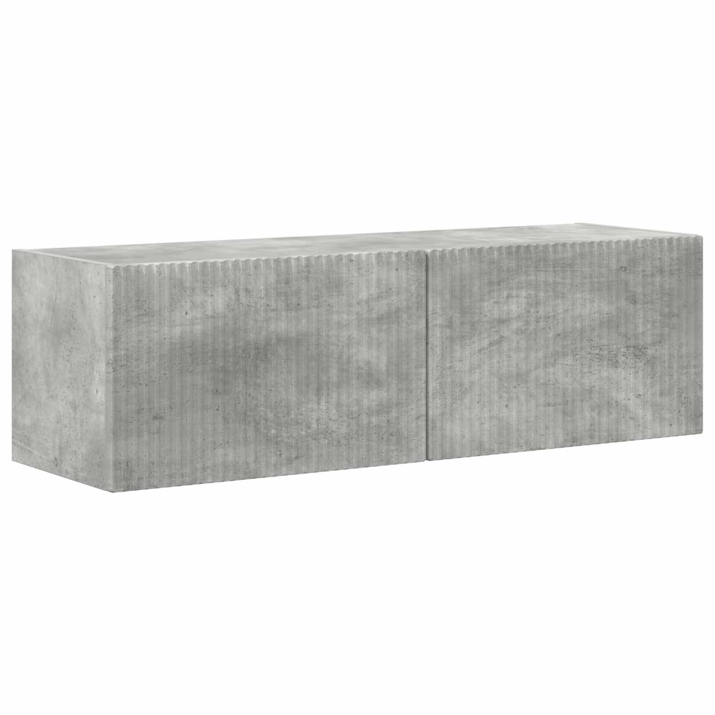 Conjunto De Mueble De Tv 5 Pcs Gris Concreto
