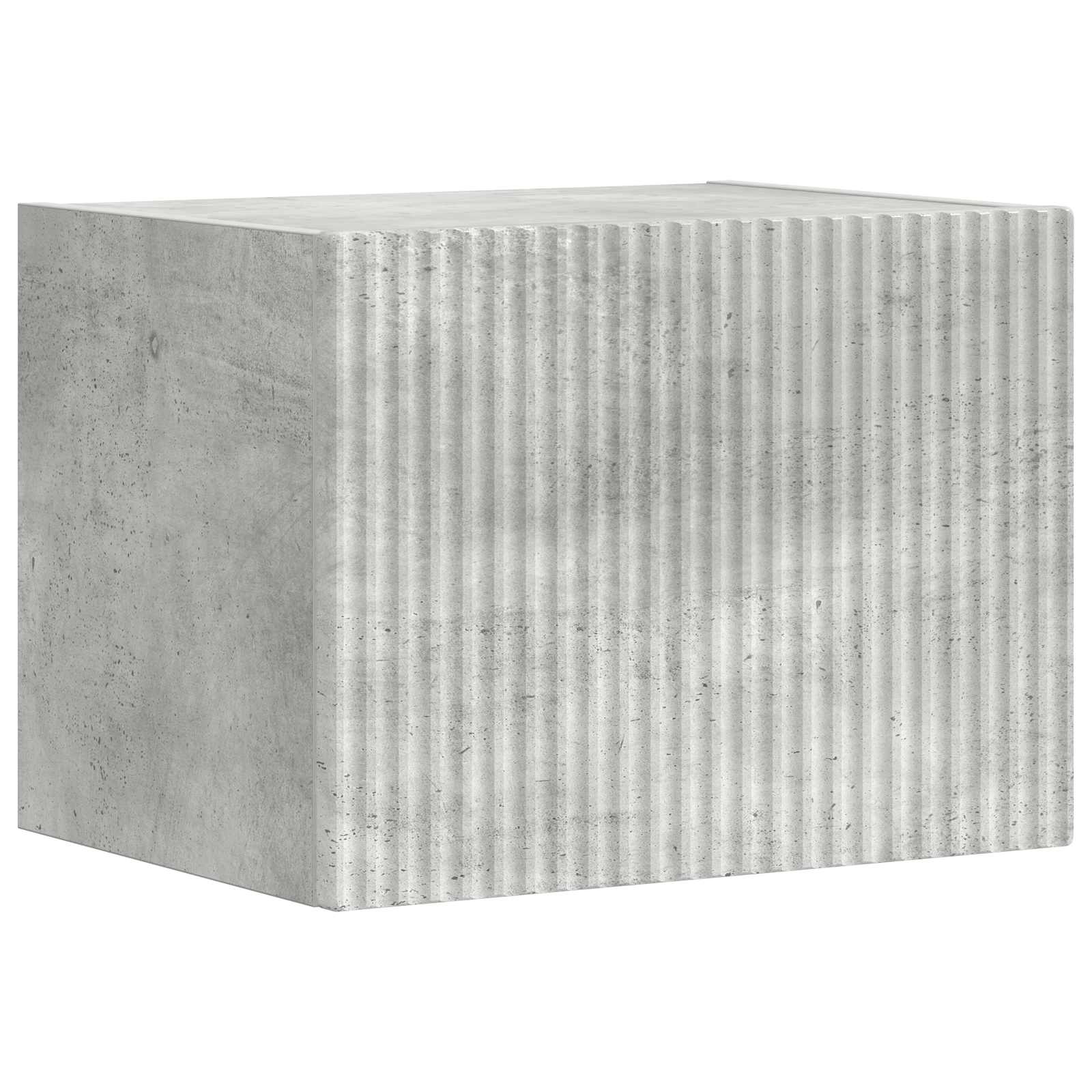 Conjunto De Mueble De Tv 5 Pcs Gris Concreto