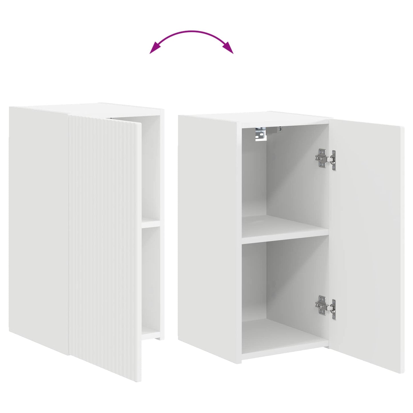 Conjunto De Mueble De Tv 5 Pcs Madera De Ingeniería