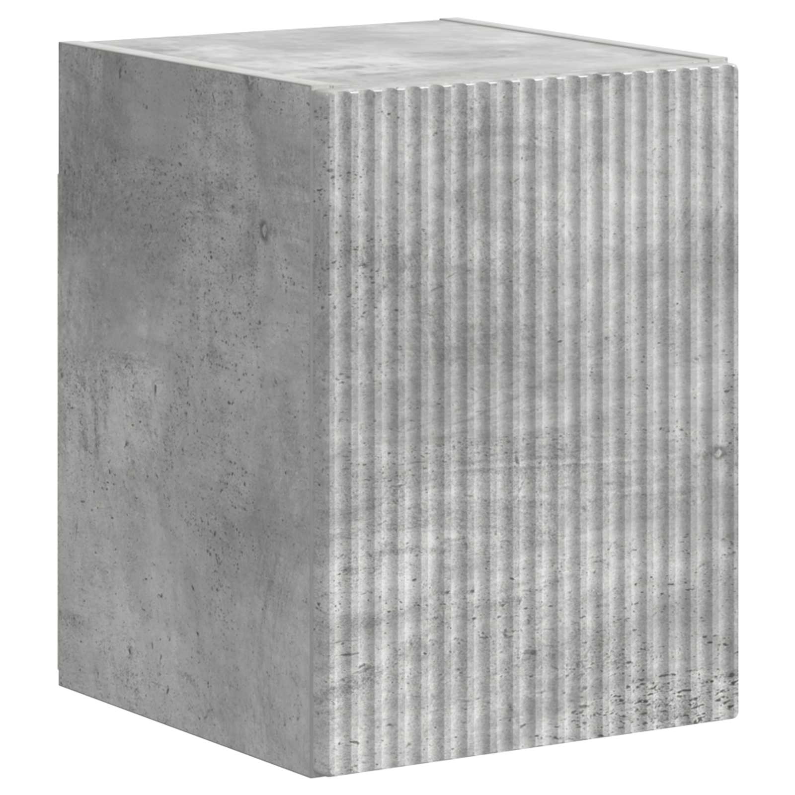 Conjunto De Mueble De Tv 5 Pcs Gris Concreto