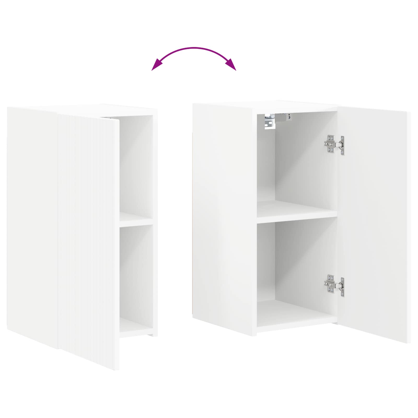 Conjunto De Mueble De Tv 6 Pcs Madera De Ingeniería