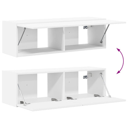 Conjunto De Mueble De Tv 4 Pcs Madera De Ingeniería