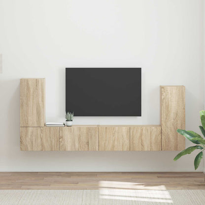 Conjunto De Mueble De Tv 4 Pcs