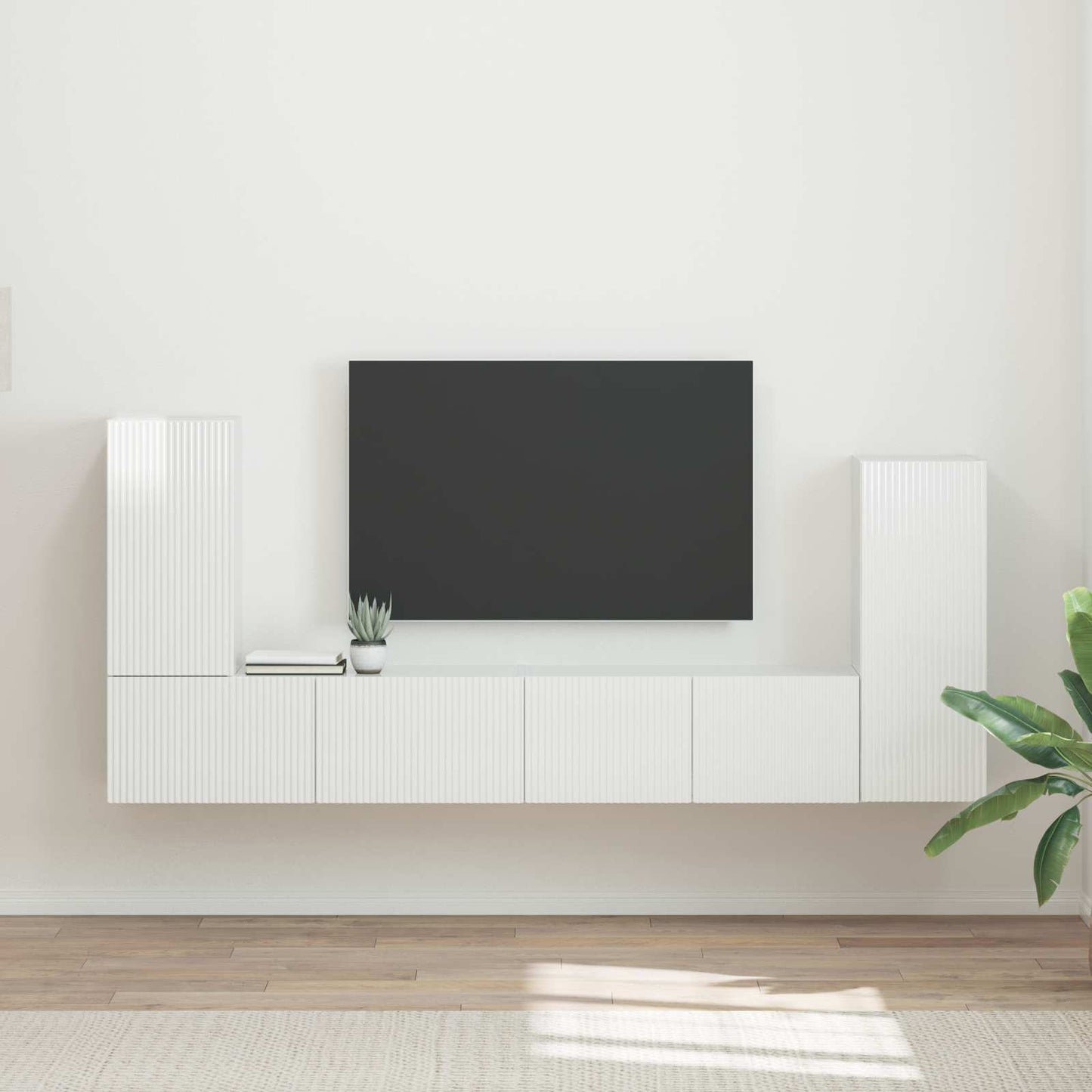 Conjunto De Mueble De Tv 4 Pcs