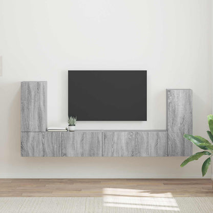 Conjunto De Mueble De Tv 4 Pcs