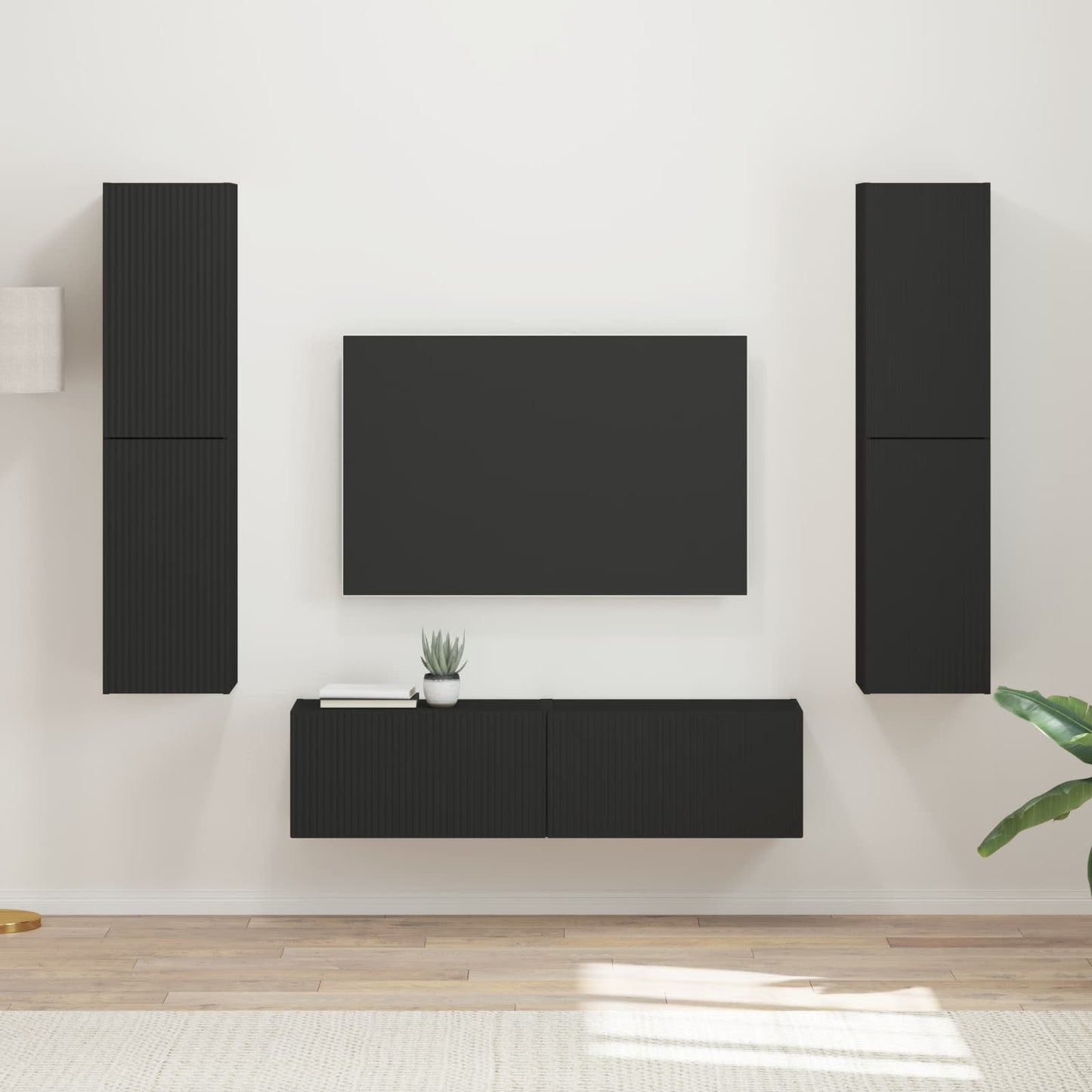 Conjunto De Mueble De Tv 6 Pcs