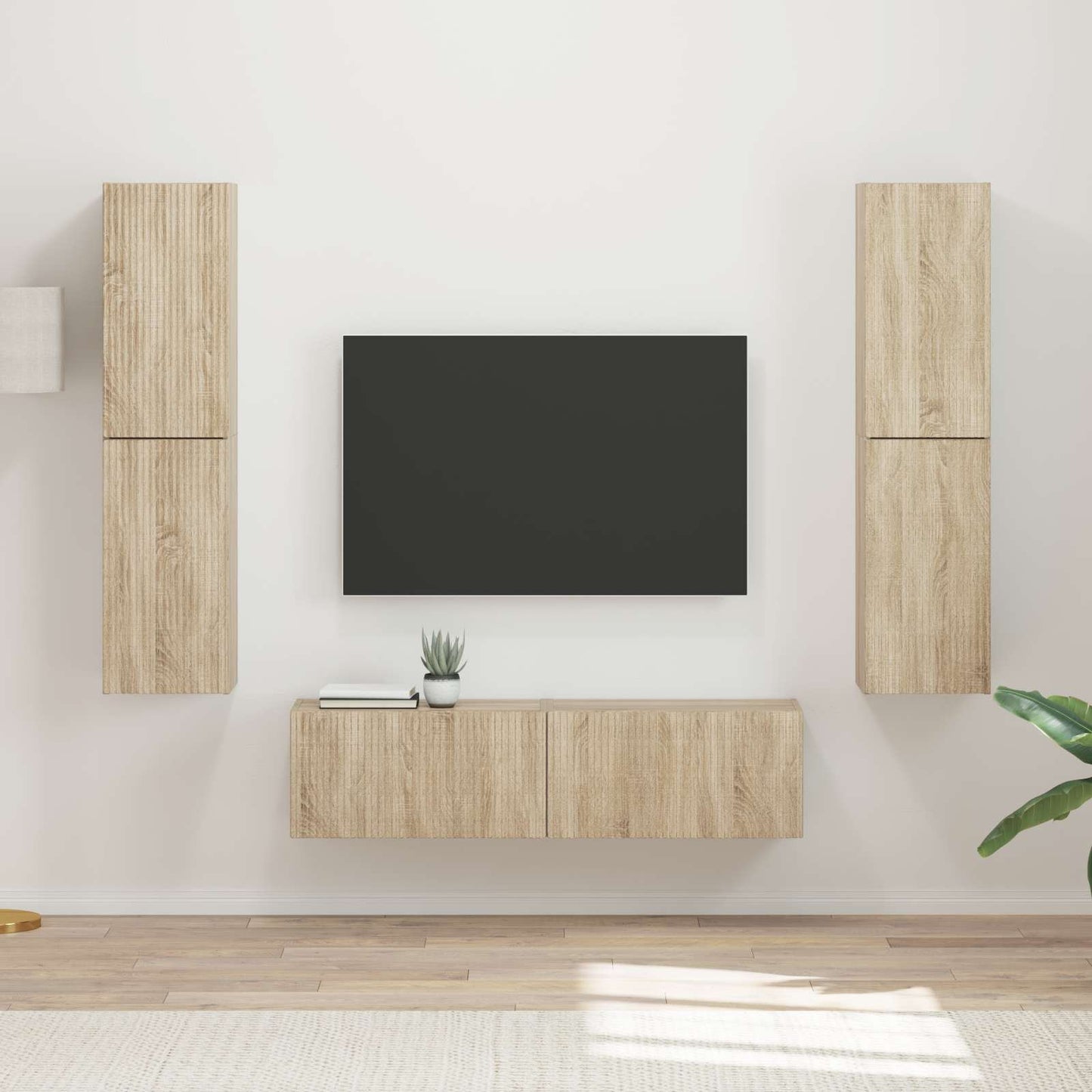 Conjunto De Mueble De Tv 6 Pcs