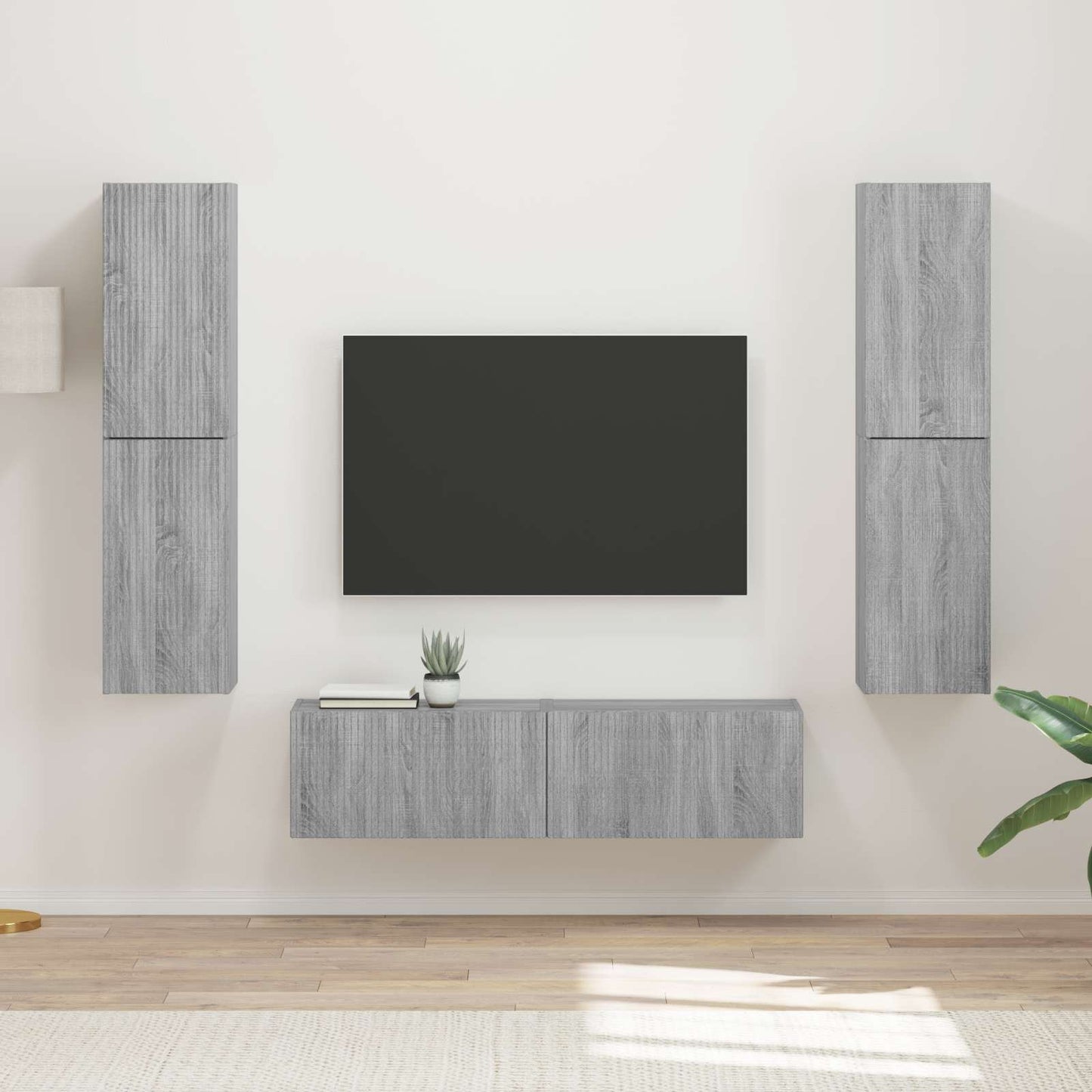 Conjunto De Mueble De Tv 6 Pcs