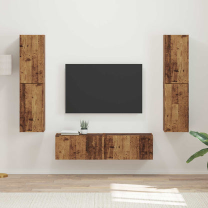 Conjunto De Mueble De Tv 6 Pcs