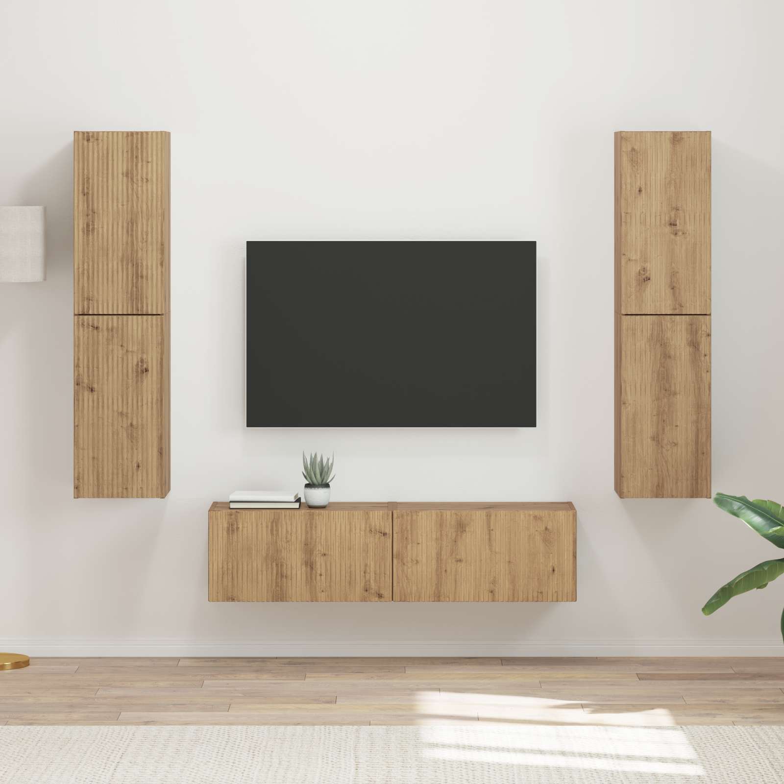 Conjunto De Mueble De Tv 6 Pcs