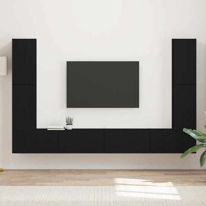 Conjunto De Mueble De Tv 8 Pcs