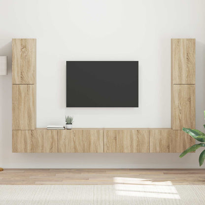 Conjunto De Mueble De Tv 8 Pcs