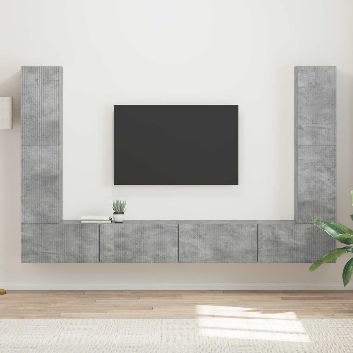 Conjunto De Mueble De Tv 8 Pcs