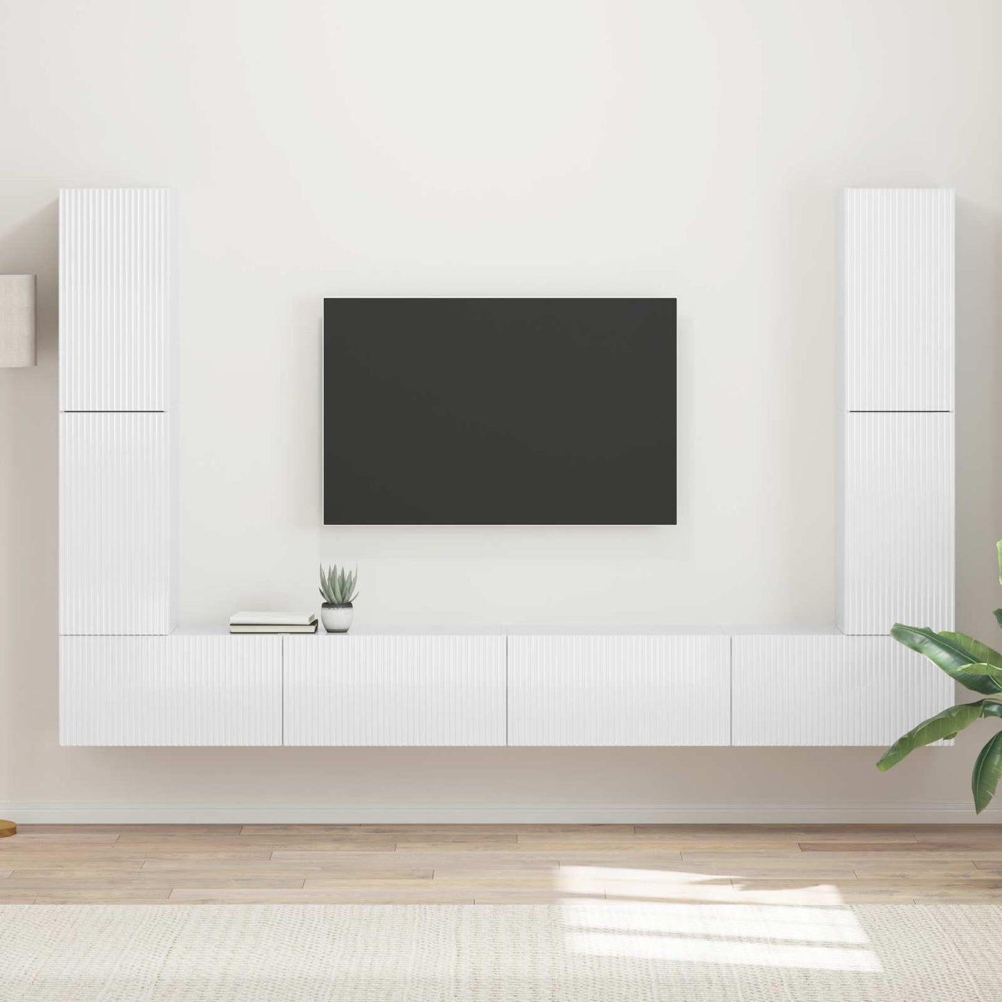 Conjunto De Mueble De Tv 8 Pcs