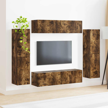 Conjunto De Mueble De Tv 8 Pcs