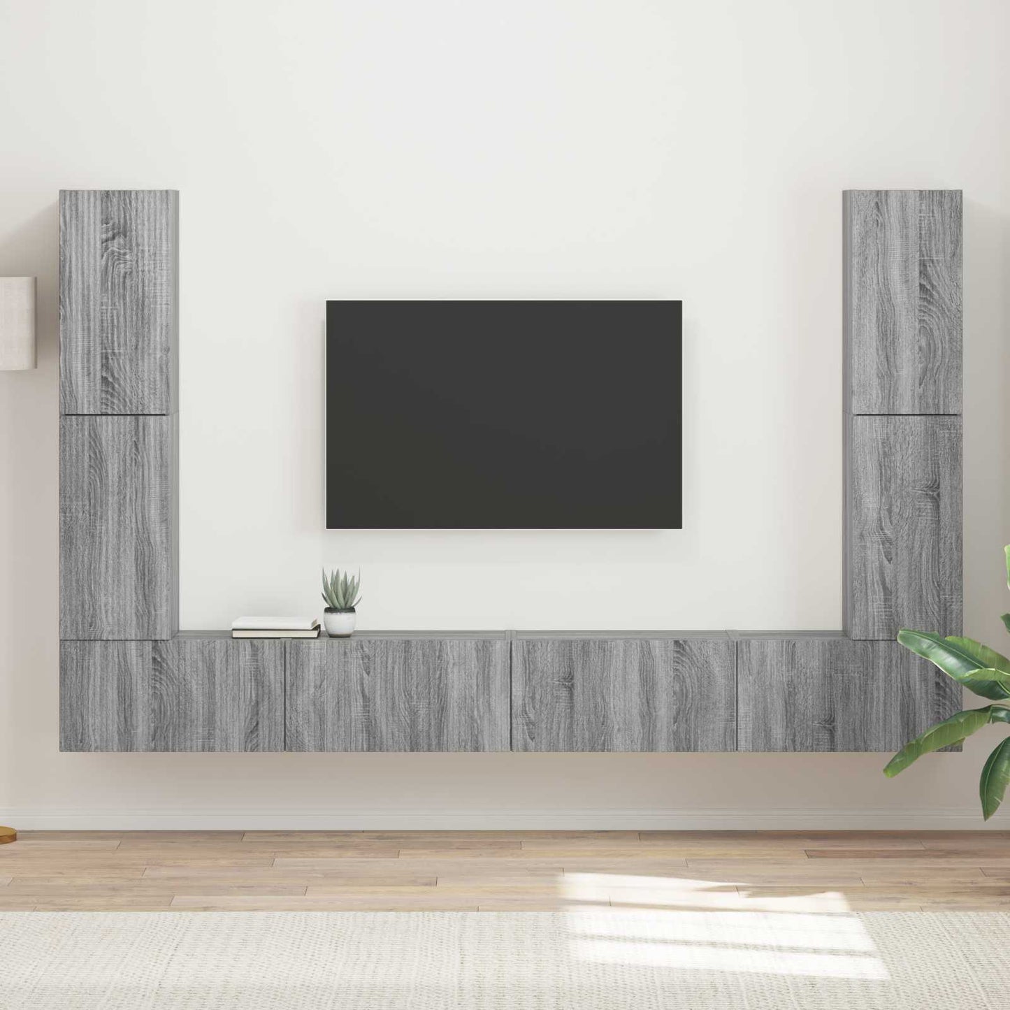 Conjunto De Mueble De Tv 8 Pcs