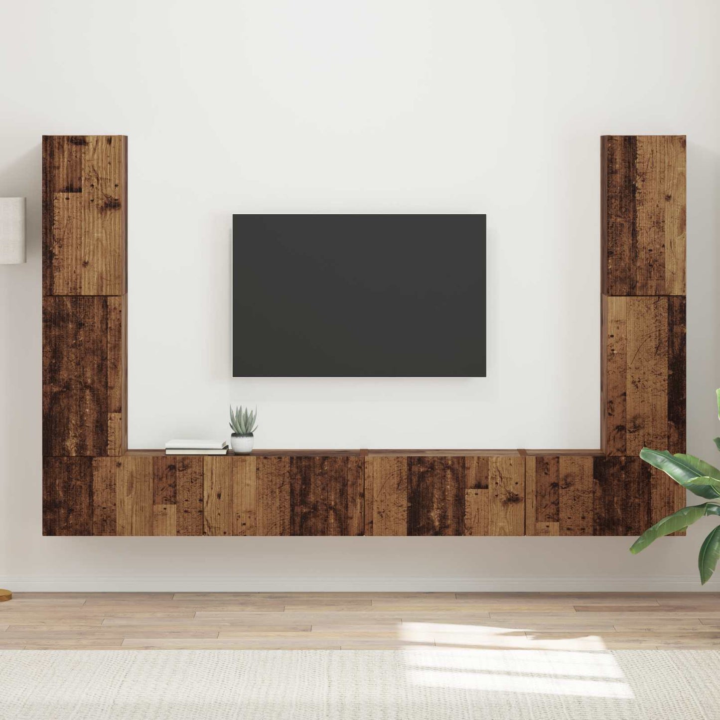 Conjunto De Mueble De Tv 8 Pcs