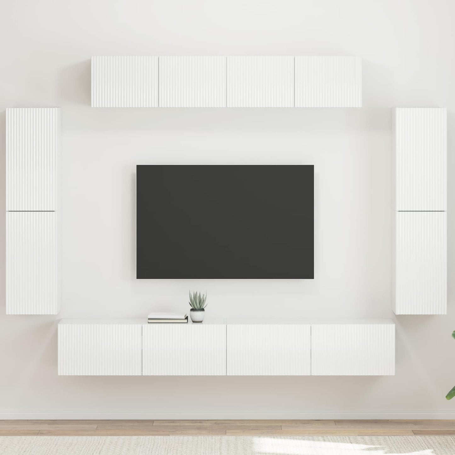 Mueble De Tv 8 Pcs