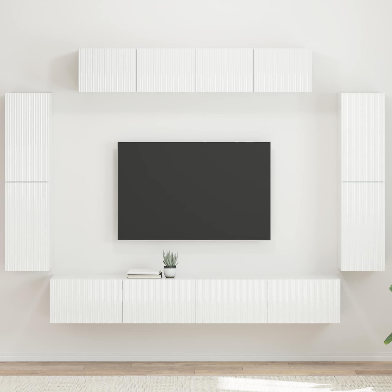 Mueble De Tv 8 Pcs