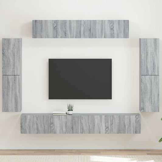 Mueble De Tv 8 Pcs