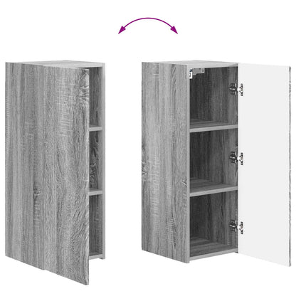 Conjunto De Mueble De Tv 4 Pcs Madera De Ingeniería