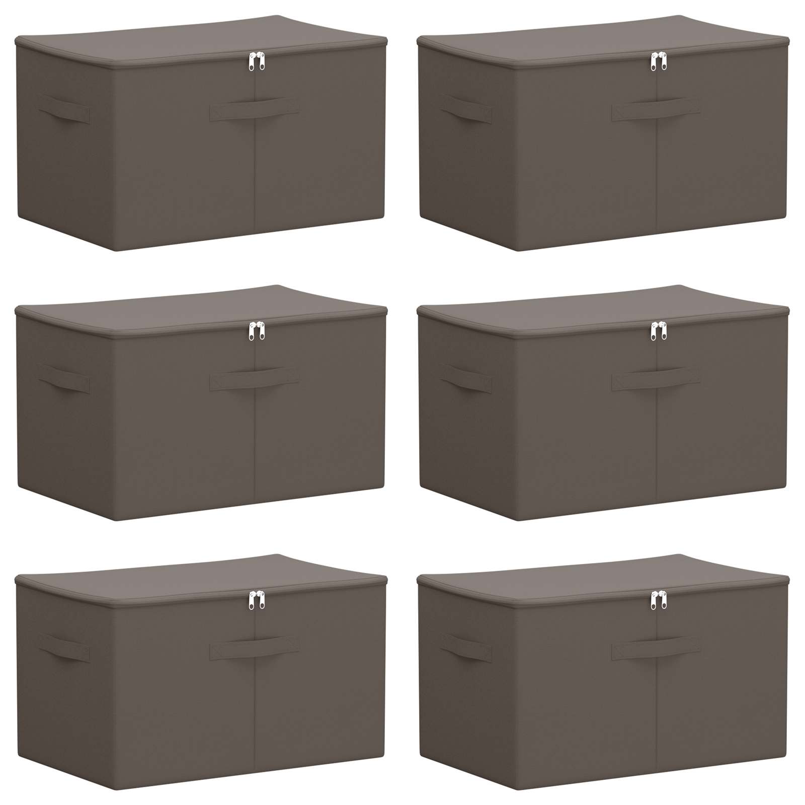 Caja De Almacenamiento 6 Pcs Antracita