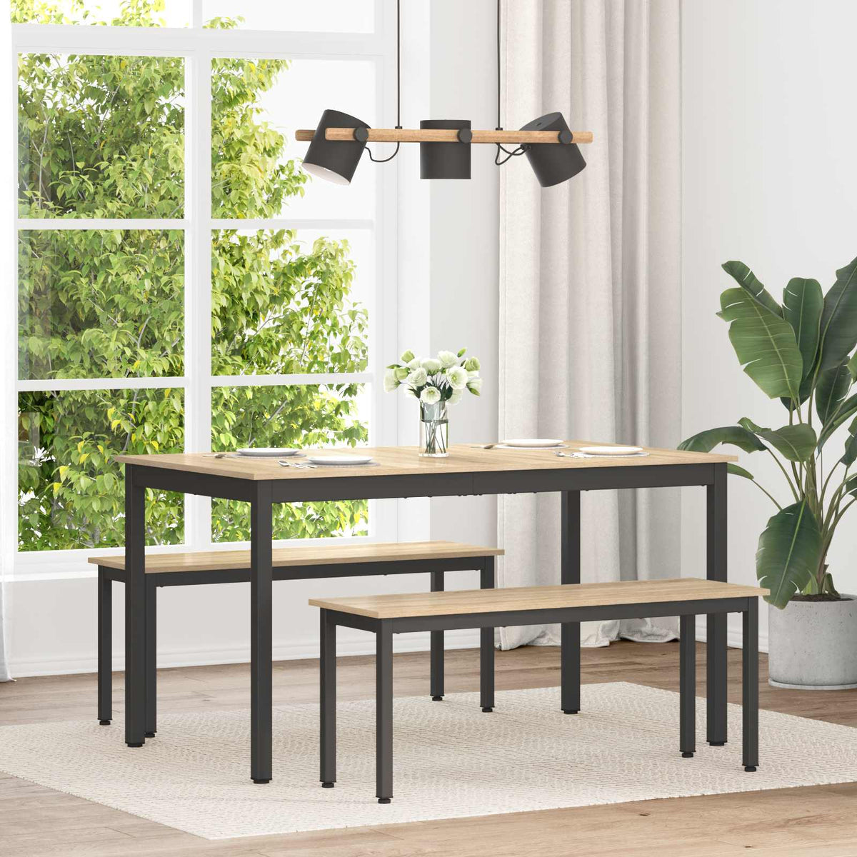 Mesas De Comedor Madera De Ingeniería