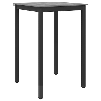 Mesa De Barra De Pie Madera De Ingeniería Cuadrado