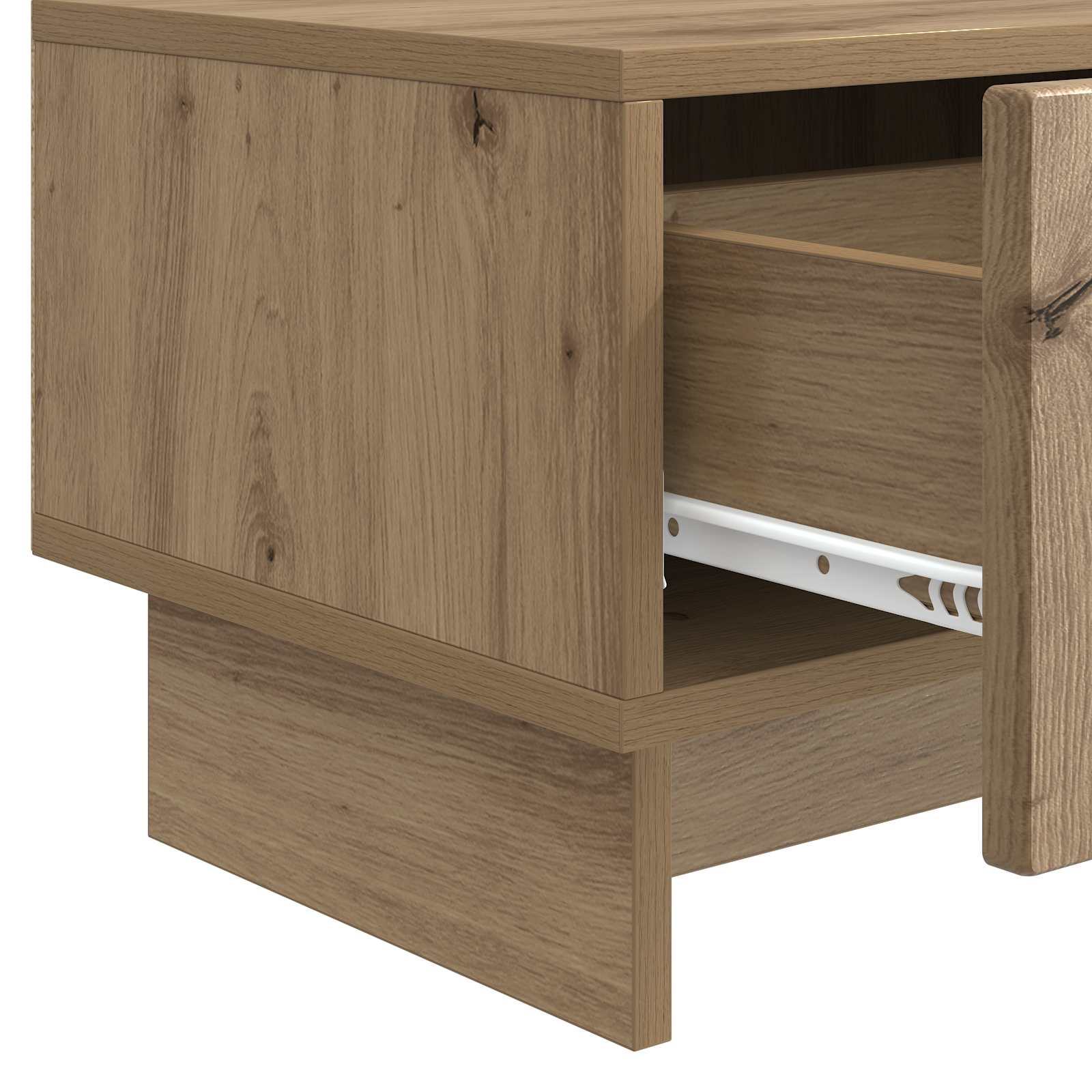 Mueble De Tv Con Cajón 147 X 34,5 X 30 Cm
