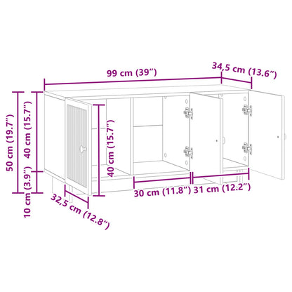 Mueble De Tv 99 X 34,5 X 50 Cm