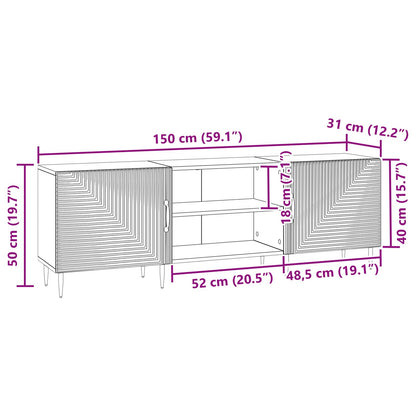 Mueble De Tv 150 X 31 X 50 Cm Madera De Ingeniería