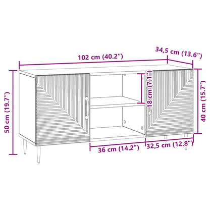 Mueble De Tv 102 X 34,5 X 50 Cm