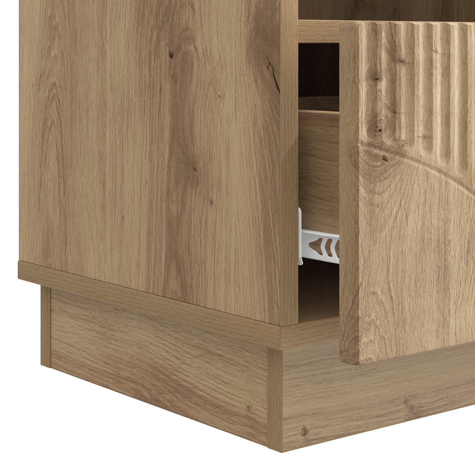 Mueble De Tv Con Cajón 102 X 34,5 X 47 Cm
