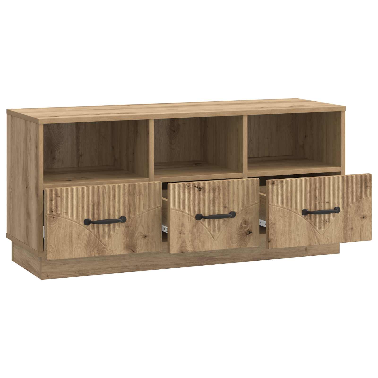 Mueble De Tv Con Cajón 102 X 34,5 X 47 Cm