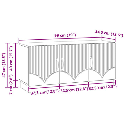 Mueble De Tv 99 X 34,5 X 47 Cm