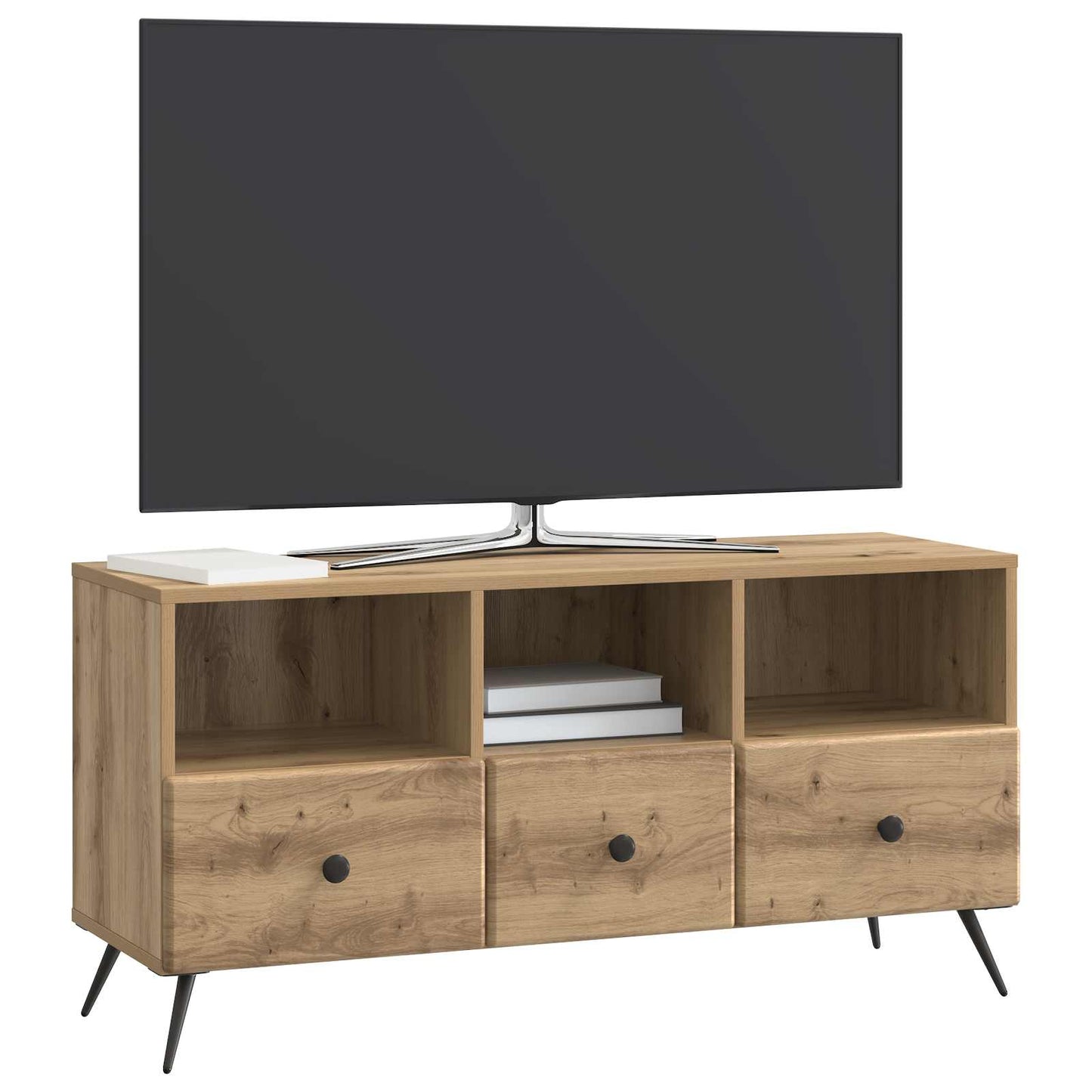 Mueble De Tv Con Cajón 102 X 34,5 X 50 Cm