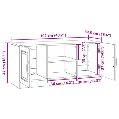 Mueble De Tv 102 X 34,5 X 47 Cm