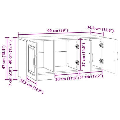 Mueble De Tv 99 X 34,5 X 47 Cm
