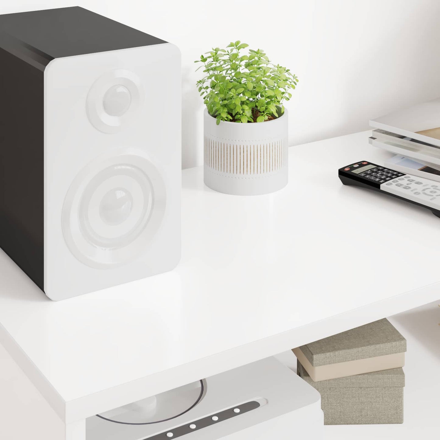 Mueble De Tv 100 X 35 X 40 Cm Madera De Ingeniería