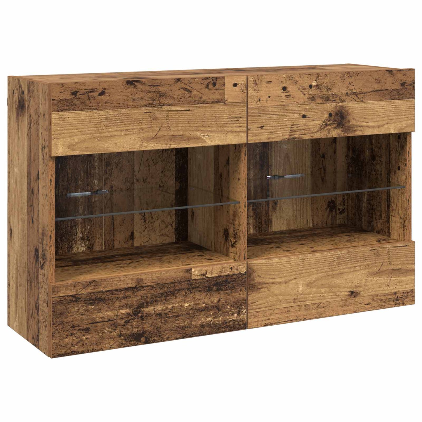 Mueble De Tv Montado En La Pared Con Led