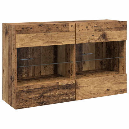 Mueble De Tv Montado En La Pared Con Led