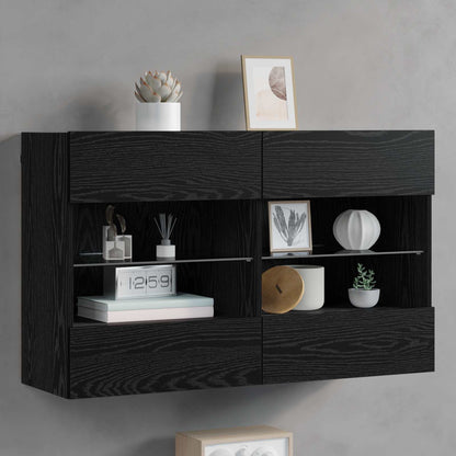Mueble De Tv Montado En La Pared Con Led
