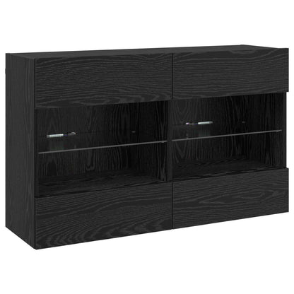 Mueble De Tv Montado En La Pared Con Led